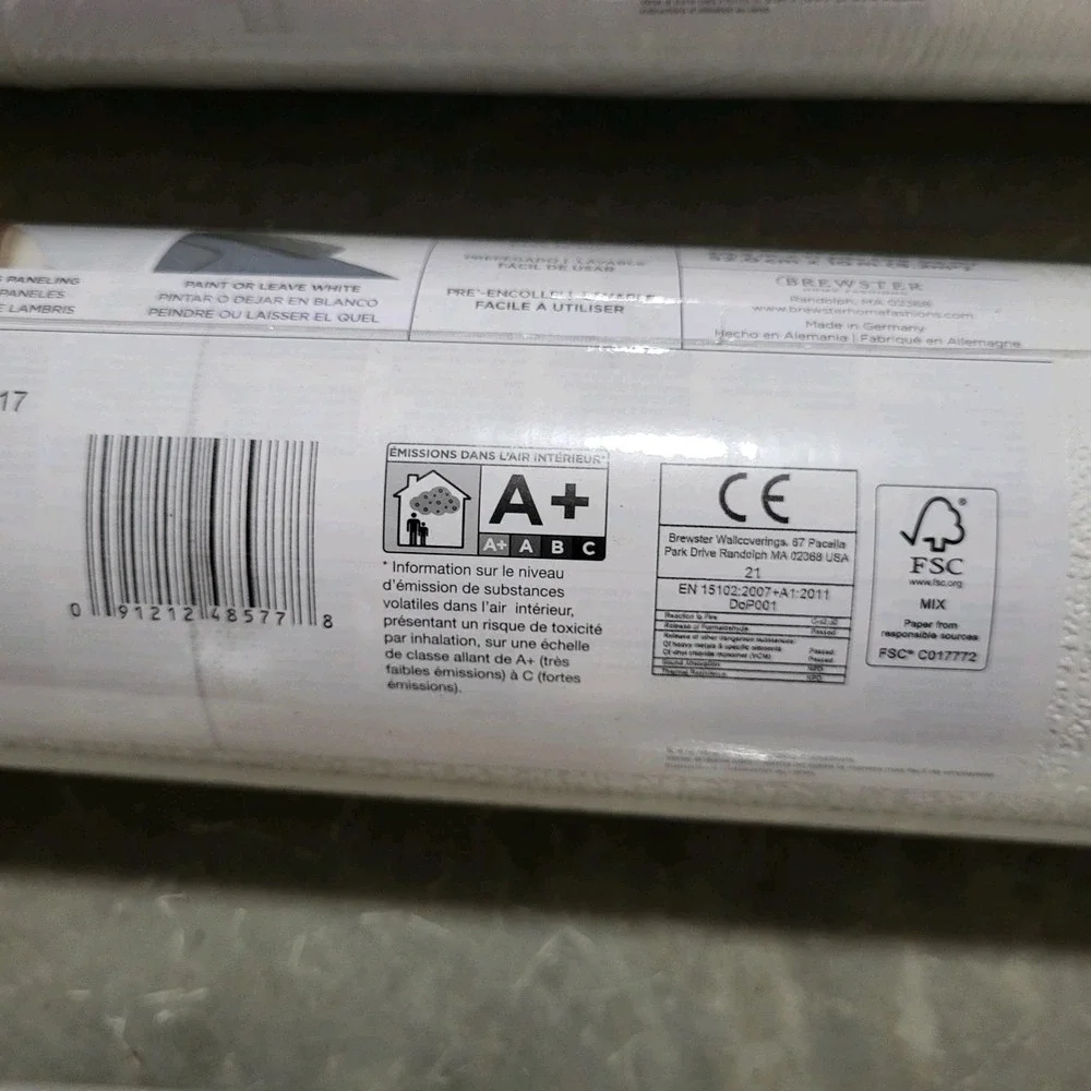 Brewster rolls paintable